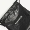 Herren-Shopper mit Staubbeutel, Umhängetasche, mittelgroß, in Schwarz