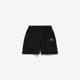 Herren-Shorts mit lockerer Passform in Schwarz