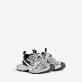 Herren-Sneaker 3XL mit Farbverlauf in Schwarz/Grau/Weiß