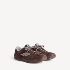 Herren-Sneaker „Hamptons“ aus Wildleder in Dunkelbraun/Grau