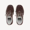 Herren-Sneaker „Hamptons“ aus Wildleder in Dunkelbraun/Grau