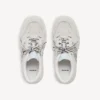 Herren-Sneaker „Hamptons“ aus Wildleder in Off-White/Schwarz