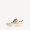 Herren-Sneaker „Hamptons“ in Medium-Worn-Out-Optik in Off-White/Rot