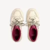 Herren-Sneaker „Hamptons“ in Medium-Worn-Out-Optik in Off-White/Rot