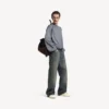 Herren-Sneaker „Hamptons“ in Medium-Worn-Out-Optik in Off-White/Rot