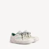 Herren-Sneaker „Hamptons“ mit mittlerem Used-Look in Beige/Grün