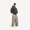 Herren-Sneaker „Hamptons“ mit mittlerem Used-Look in Beige/Grün