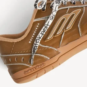Herren-Sneaker „Hamptons“ mit mittlerem Used-Look in Camel