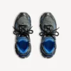 Herren-Sneaker mit Farbverlauf aus Mesh in Schwarz/Blau/Grau Herren-Sneaker mit Farbverlauf aus Mesh in Schwarz/Blau/Grau