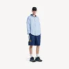 Herren-Sneaker mit Farbverlauf aus Mesh in Schwarz/Blau/Grau Herren-Sneaker mit Farbverlauf aus Mesh in Schwarz/Blau/Grau