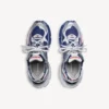Herren-Sneaker mit Farbverlauf in Marineblau/Rot/Grau Herren-Sneaker mit Farbverlauf in Marineblau/Rot/Grau