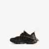 Herren-Sneaker mit Schnürung im Track-Trail-Stil in Schwarz/Orange Herren-Sneaker mit Schnürung im Track-Trail-Stil in Schwarz/Orange