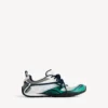 Herren-Sneaker „Radar Gradient Lines“ in Hellgrau/Grün/Schwarz