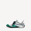 Herren-Sneaker „Radar Gradient Lines“ in Hellgrau/Grün/Schwarz