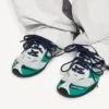 Herren-Sneaker „Radar Gradient Lines“ in Hellgrau/Grün/Schwarz
