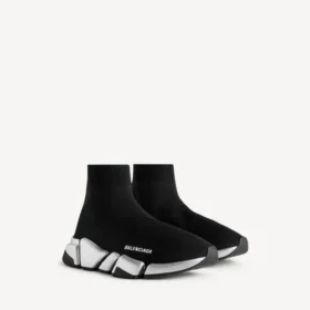 Herren-Sneaker „Speed 2.0“ aus recyceltem Strick in Schwarz/Silber Herren-Sneaker „Speed 2.0“ aus recyceltem Strick in Schwarz/Silber