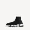 Herren-Sneaker „Speed 2.0“ aus recyceltem Strick in Schwarz/Silber Herren-Sneaker „Speed 2.0“ aus recyceltem Strick in Schwarz/Silber