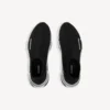 Damen-Sneaker „Speed 2.0“ aus recyceltem Strick in Schwarz/Silber