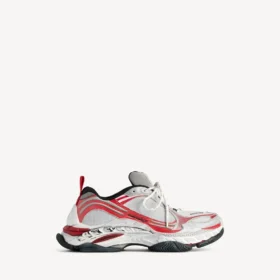 Herren-Sneaker „Triple S.2“ in Grau/Rot/Weiß