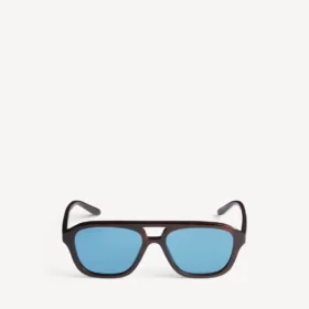 Herren-Sonnenbrille „Daily Pilot“ in dunklem Karamell-Havana