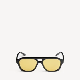 Herren-Sonnenbrille „Daily Pilot“ in Schwarz/Gelb
