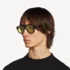 Herren-Sonnenbrille „Daily Pilot“ in Schwarz/Gelb Herren-Sonnenbrille „Daily Pilot“ in Schwarz/Gelb
