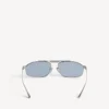 Herren-Sonnenbrille „Tag 3.0“ mit D-Rahmen in Silber Herren-Sonnenbrille „Tag 3.0“ mit D-Rahmen in Silber