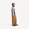Herren-Strickjacke mit Reißverschluss von „Bodies“ in Grau/Marineblau