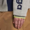 Herren-Strickjacke mit Reißverschluss von „Bodies“ in Grau/Marineblau
