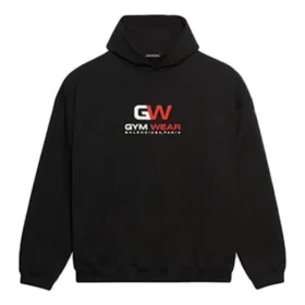 Herren-Sweatshirt von Balenciaga mit Alphabet-Print, locker geschnitten, klassisch, schwarz 620973TIVD41000 Herren-Sweatshirt von Balenciaga mit Alphabet-Print, locker geschnitten, klassisch, schwarz 620973TIVD41000
