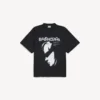 Herren-T-Shirt „Lady in Shades“ in Oversize-Passform, schwarz