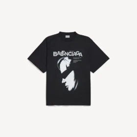 Herren-T-Shirt „Lady in Shades“ in Oversize-Passform, schwarz Herren-T-Shirt „Lady in Shades“ in Oversize-Passform, schwarz