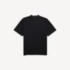 Herren-T-Shirt „Messy Spray“ in mittlerer Passform  in Schwarz