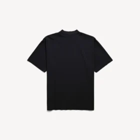 Herren-T-Shirt „Messy Spray“ in mittlerer Passform in Schwarz Herren-T-Shirt „Messy Spray“ in mittlerer Passform in Schwarz