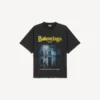 Herren-T-Shirt „The Address“ in mittlerer Passform, in gewaschenem Schwarz Herren-T-Shirt „The Address“ in mittlerer Passform, in gewaschenem Schwarz