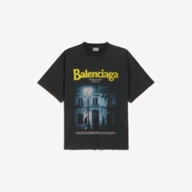 Herren-T-Shirt „The Address“ in mittlerer Passform, in gewaschenem Schwarz Herren-T-Shirt „The Address“ in mittlerer Passform, in gewaschenem Schwarz