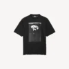 Herren-T-Shirt „The Song of the Highest Tower“ in Oversize-Passform, schwarz