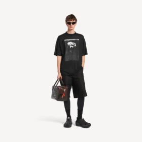 Herren-T-Shirt „The Song of the Highest Tower“ in Oversize-Passform, schwarz