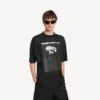 Herren-T-Shirt „The Song of the Highest Tower“ in Oversize-Passform, schwarz