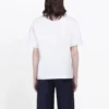 Herren-T-Shirt von Balenciaga mit „BB Paris“-Aufdruck, Rundhalsausschnitt, kurze Ärmel, Retro-Version, Weiß 594579TGV609000