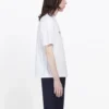 Herren-T-Shirt von Balenciaga mit „BB Paris“-Aufdruck, Rundhalsausschnitt, kurze Ärmel, Retro-Version, Weiß 594579TGV609000
