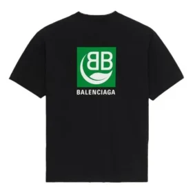 Herren-T-Shirt von Balenciaga mit Logo-Aufdruck, kurzärmelig, schwarz 594579THV631000 Herren-T-Shirt von Balenciaga mit Logo-Aufdruck, kurzärmelig, schwarz 594579THV631000