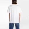 Herren-T-Shirt von Balenciaga mit Logo-Print, Rundhalsausschnitt und kurzen Ärmeln, weiß 556150TYK239000