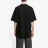 Herren-T-Shirt von Balenciaga mit Rammstein-Deutschland-Band-Motiv, kurzärmelig, schwarz 651795TLV511000