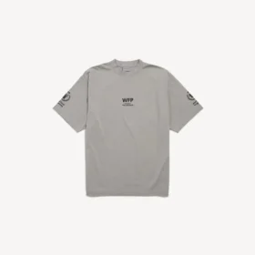 Herren-T-Shirt von WFP in mittlerer Passform in Balenciaga-Grau Herren-T-Shirt von WFP in mittlerer Passform in Balenciaga-Grau