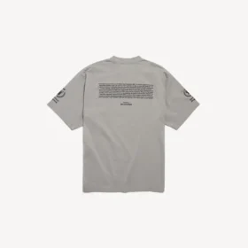 Herren-T-Shirt von WFP in mittlerer Passform in Balenciaga-Grau Herren-T-Shirt von WFP in mittlerer Passform in Balenciaga-Grau