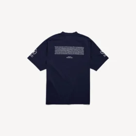Herren-T-Shirt „WFP“ in mittlerer Passform, Farbe: Marineblau Herren-T-Shirt „WFP“ in mittlerer Passform, Farbe: Marineblau