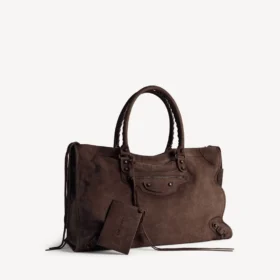Herren-Tasche „Le City“ groß in Hell-Espresso