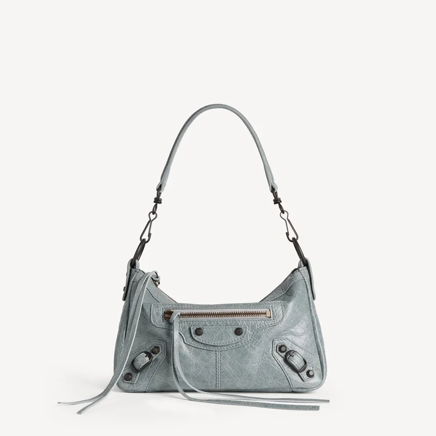 Herren-Tasche „Le City Moto“ klein in Blaugrau Herren-Tasche „Le City Moto“ klein in Blaugrau