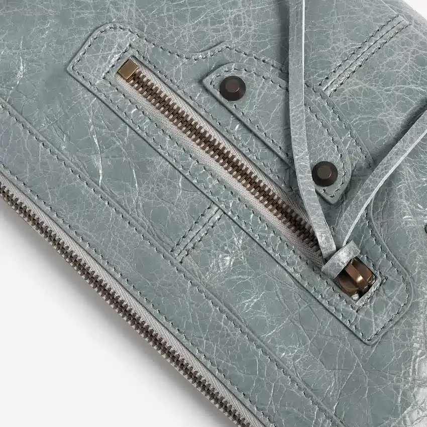Herren-Tasche „Le City Moto“ klein in Blaugrau Herren-Tasche „Le City Moto“ klein in Blaugrau